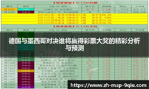 德国与墨西哥对决谁将赢得彩票大奖的精彩分析与预测